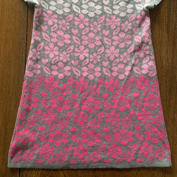 Girls Floral Sweater Dress - Picture 6 of 6